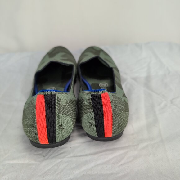 Rothy's Camo Knit Flats Loafers Size 7.5 - Picture 3 of 9